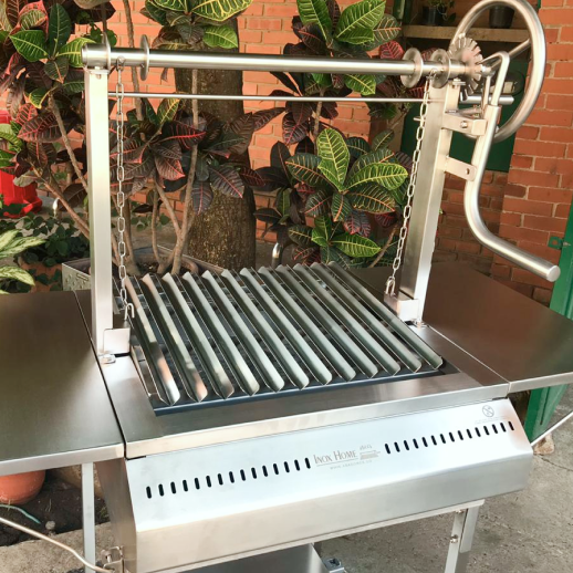 Asador Churrasquerito a Carbón con soporte - Imagen 2