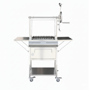 Asador Churrasquerito chino a Carbón con soporte