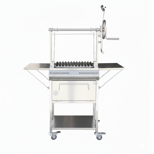 Asador Churrasquerito chino a Carbón con soporte