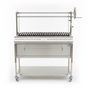 Asador Dereck Chino a Carbón con soporte